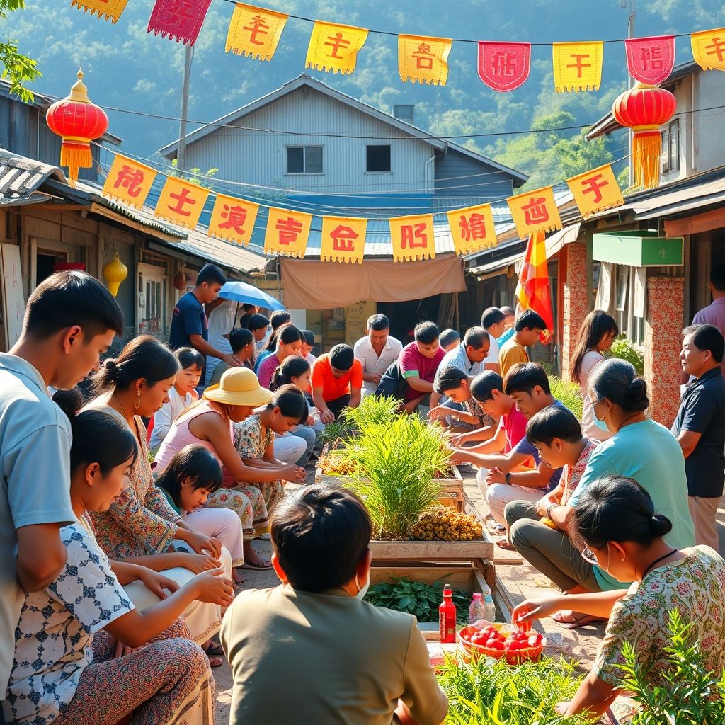 ความร่วมมือพัฒนาชุมชน 'ญินตามติด'